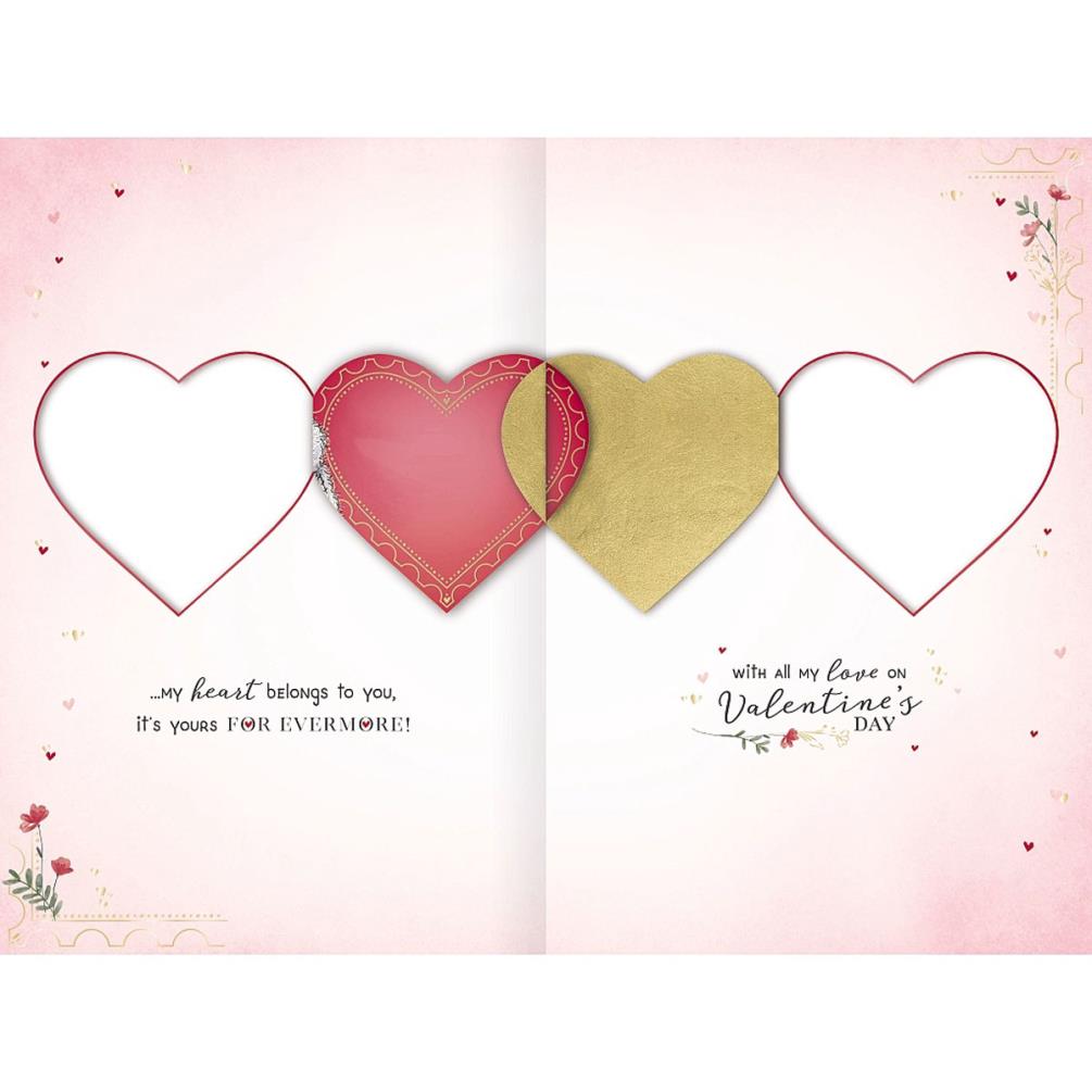Amazing Husband Heart Me to You Bear Valentine's Day Card Extra Image 1